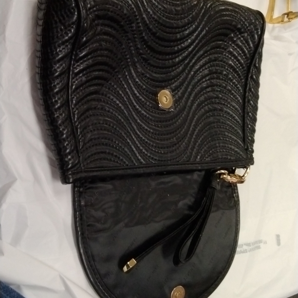 Versace vinyl evening purse $35 + free scarf - Picture 4 of 10